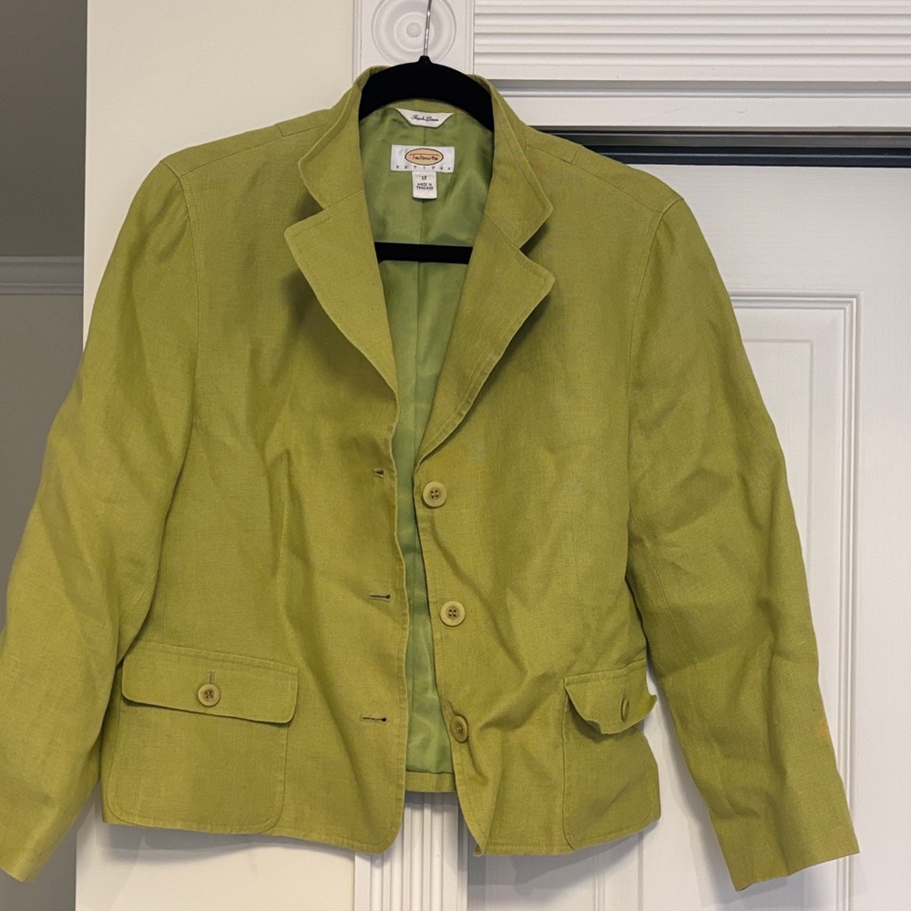 Talbots Green Blazer
